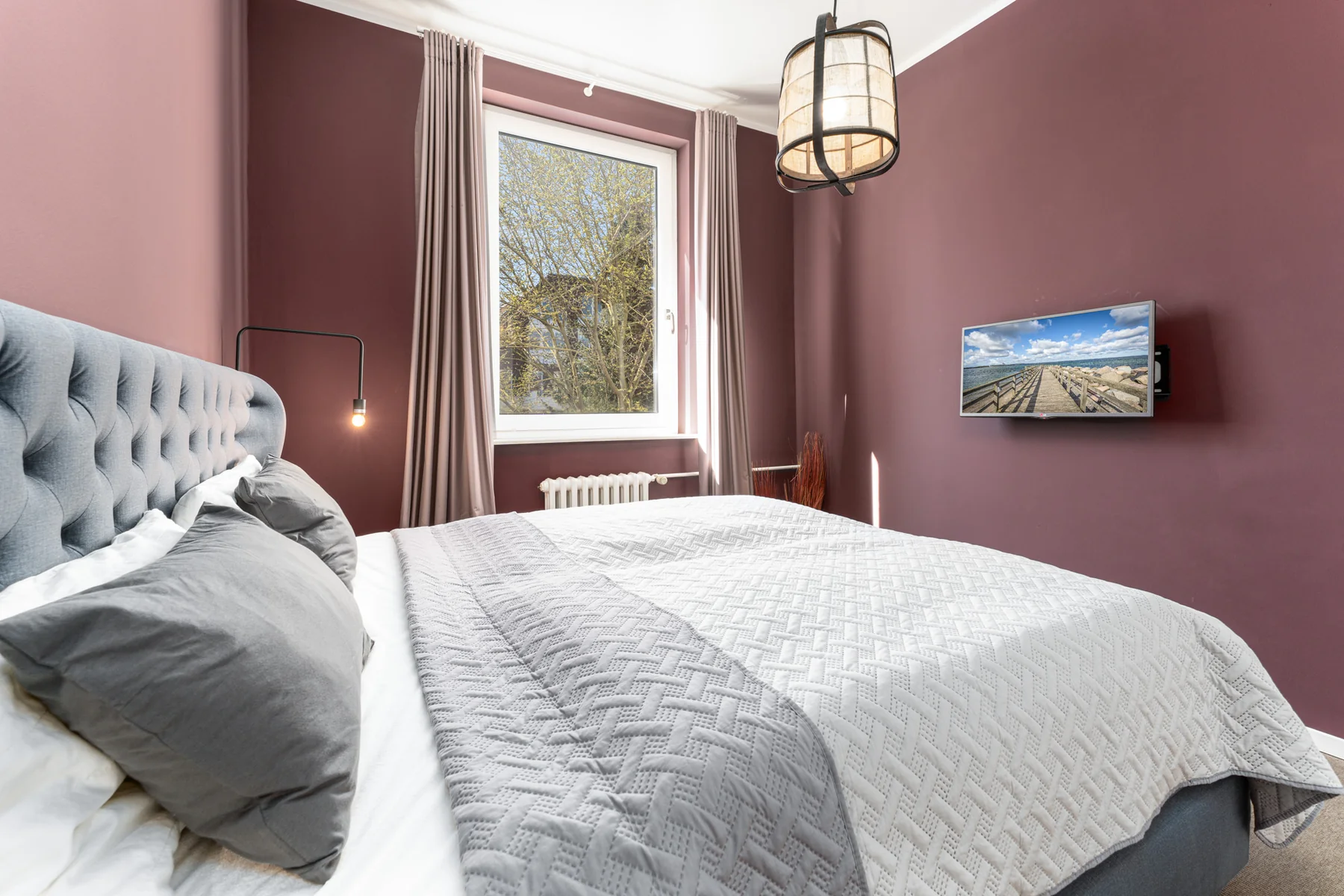 Erstes Schlafzimmer der Jackie O