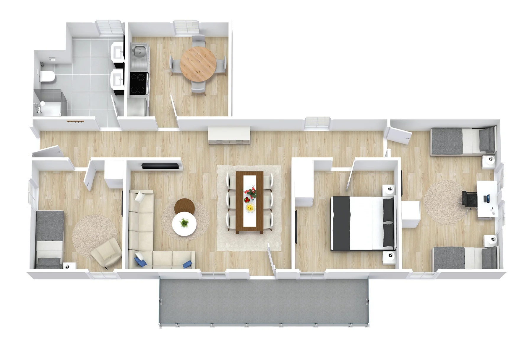 Grundriss der Ferienwohnung Santa Maria