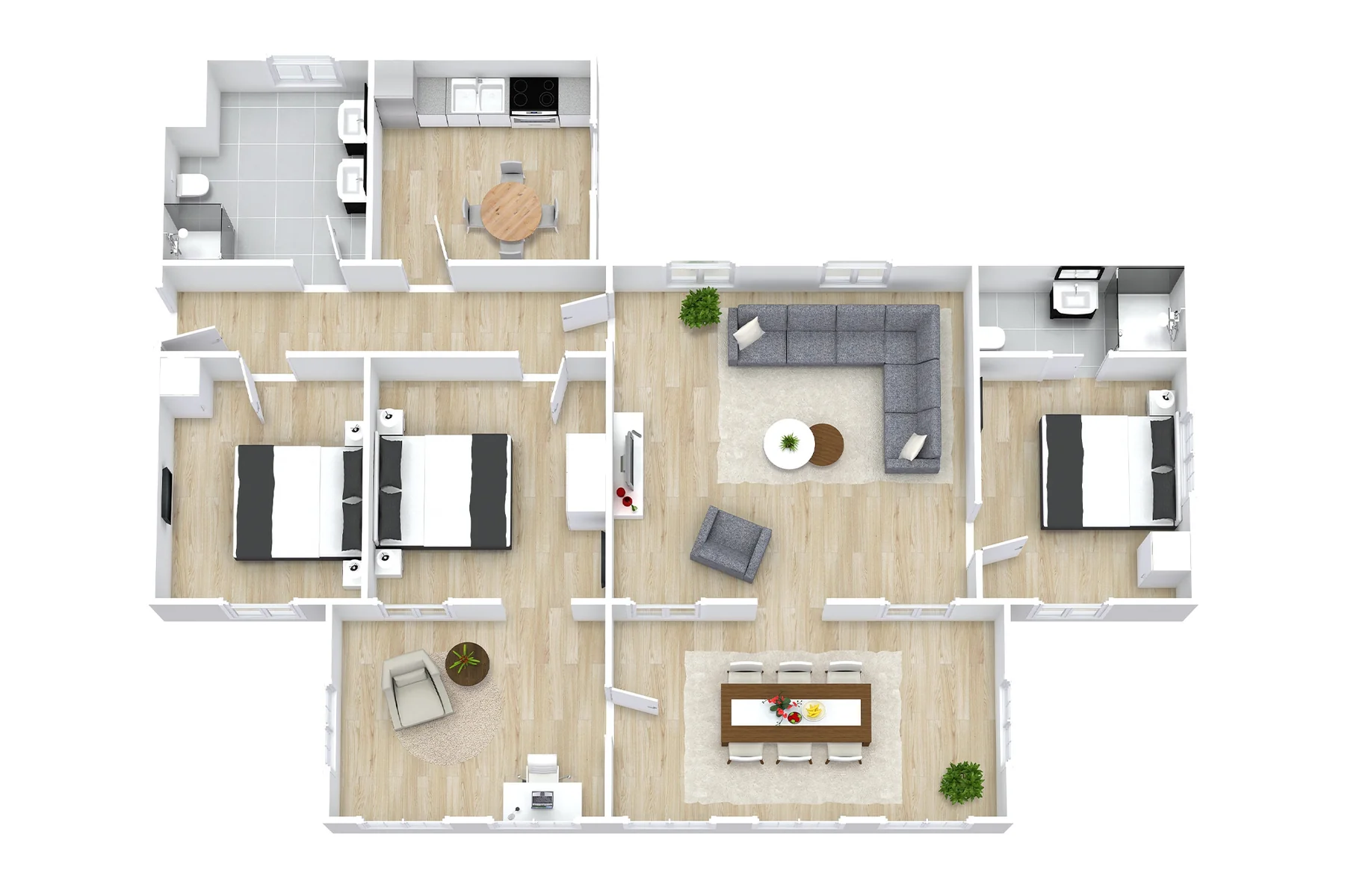 Grundriss der Ferienwohnung Mayflower