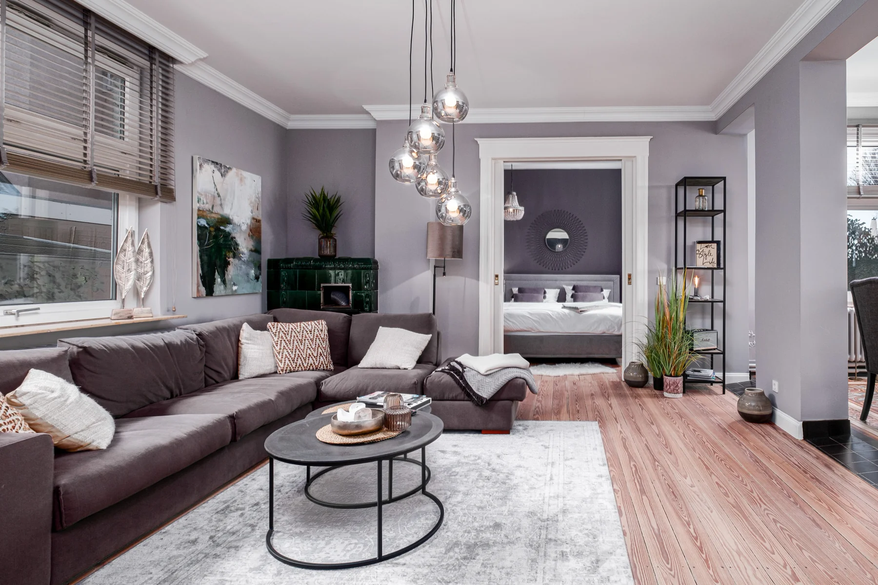 Großzügiges Wohnzimmer der Columbus
